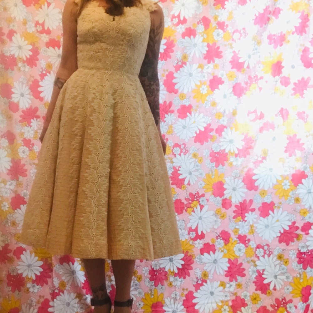 1950’s lace party dress